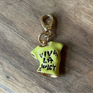 Rare Vintage Juicy Couture Viva La Juicy Lime Green T-shirt Charm
